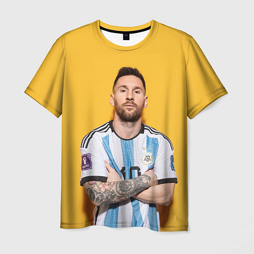 Мужская футболка Lionel Messi 10 / 3D-принт – фото 1