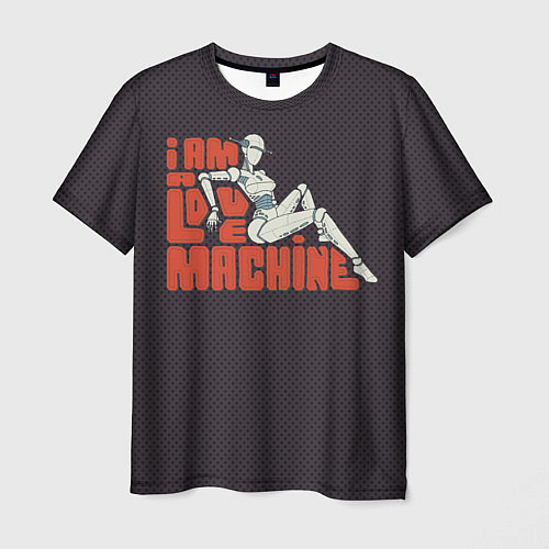 Мужская футболка Люблю машину / 3D-принт – фото 1