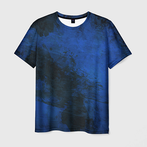 Мужская футболка Синий дым / 3D-принт – фото 1