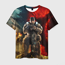 Футболка мужская Gears of War Маркус Феникс, цвет: 3D-принт