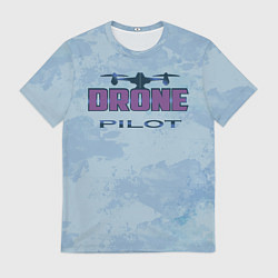 Футболка мужская Drone pilot 2 0, цвет: 3D-принт