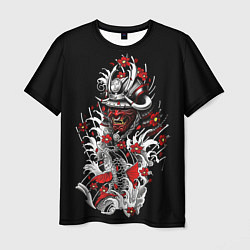 Футболка мужская Irezumi самурай, цвет: 3D-принт