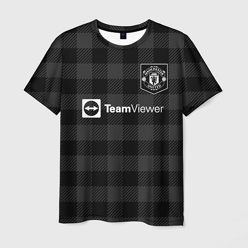 Мужская футболка ФК Манчестер Юнайтед темный / 3D-принт – фото 1