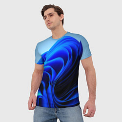 Футболка мужская Win 11 заставка, цвет: 3D-принт — фото 2