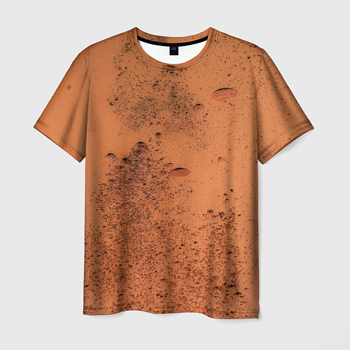 Мужская футболка Песчаные штрихи / 3D-принт – фото 1