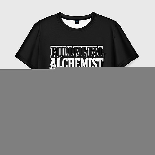 Мужская футболка Стальной алхимик пиктограмма / 3D-принт – фото 1