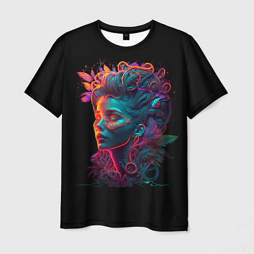 Мужская футболка The Neon Queen / 3D-принт – фото 1