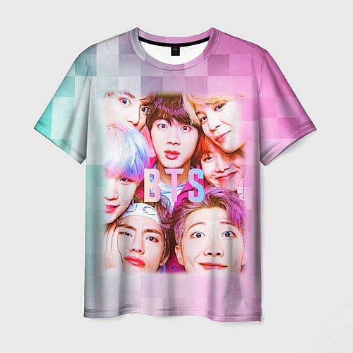 Мужская футболка BTS K-pop / 3D-принт – фото 1