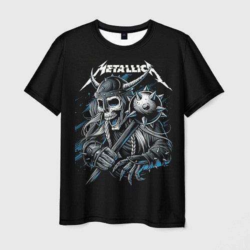 Мужская футболка Metallica - Викинг / 3D-принт – фото 1