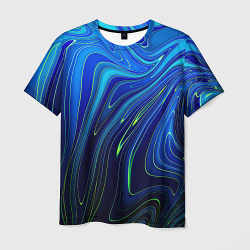 Мужская футболка Blurred colors / 3D-принт – фото 1