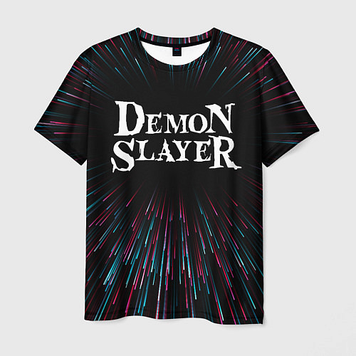 Мужская футболка Demon Slayer infinity / 3D-принт – фото 1
