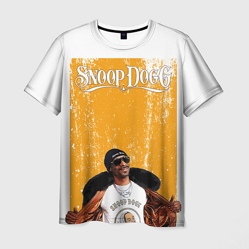 Мужская футболка Американский рэппер Snoop Dogg / 3D-принт – фото 1