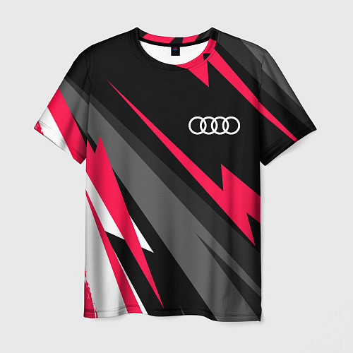 Мужская футболка Audi fast lines / 3D-принт – фото 1