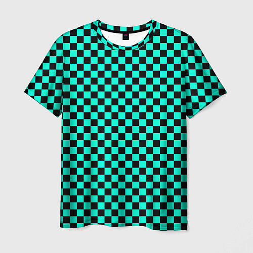Мужская футболка Принт квадраты / 3D-принт – фото 1