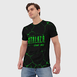 Футболка мужская Stalker radiation art, цвет: 3D-принт — фото 2