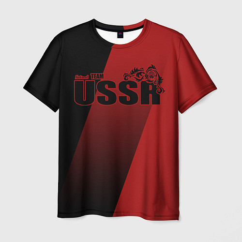 Мужская футболка USSR team / 3D-принт – фото 1