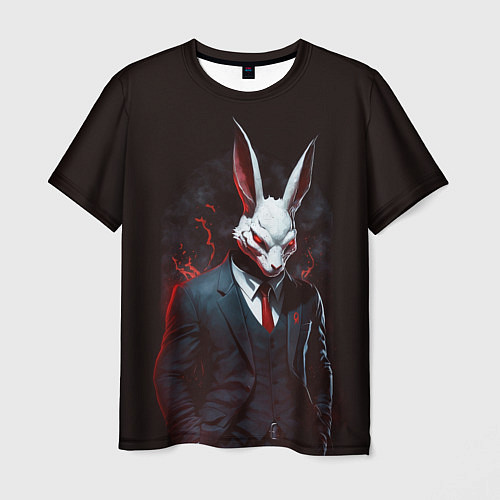 Мужская футболка Devil rabbit / 3D-принт – фото 1