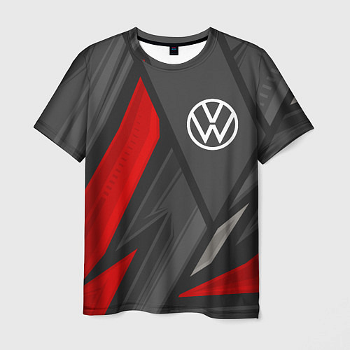 Мужская футболка Volkswagen sports racing / 3D-принт – фото 1
