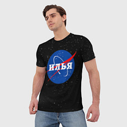 Футболка мужская Илья Наса космос, цвет: 3D-принт — фото 2
