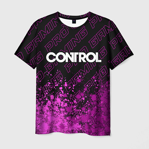 Мужская футболка Control pro gaming: символ сверху / 3D-принт – фото 1