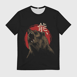 Футболка мужская Japanese bear, цвет: 3D-принт
