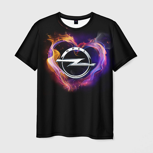Мужская футболка С логотипом Опель / 3D-принт – фото 1