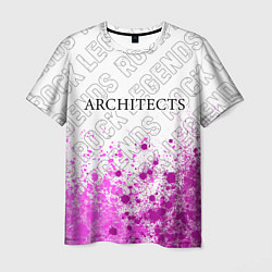 Футболка мужская Architects rock legends: символ сверху, цвет: 3D-принт