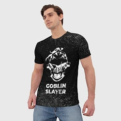Футболка мужская Goblin Slayer с потертостями на темном фоне, цвет: 3D-принт — фото 2