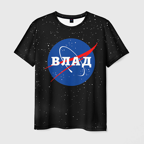 Мужская футболка Влад Наса космос / 3D-принт – фото 1