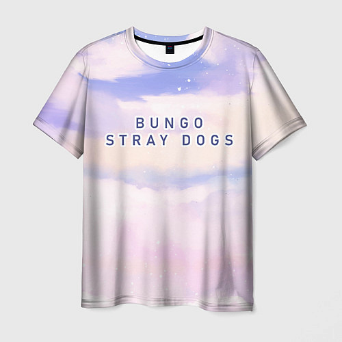 Мужская футболка Bungo Stray Dogs sky clouds / 3D-принт – фото 1