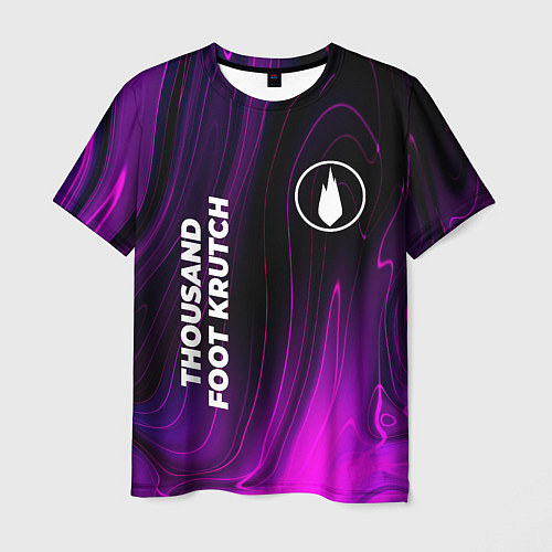 Мужская футболка Thousand Foot Krutch violet plasma / 3D-принт – фото 1