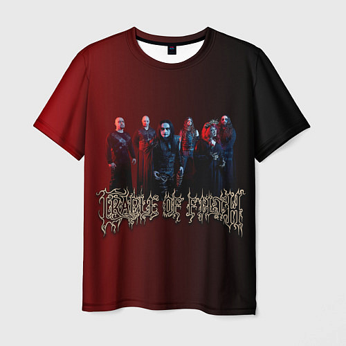 Мужская футболка Cradle of Filth band / 3D-принт – фото 1