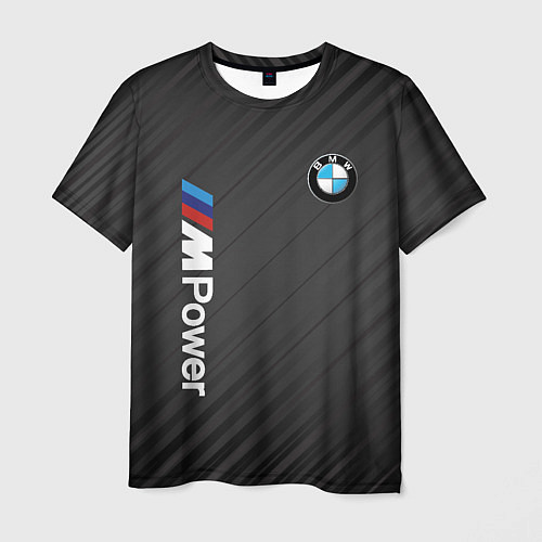 Мужская футболка BMW power m / 3D-принт – фото 1