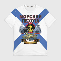 Футболка мужская Морская пехота - где мы, там победа!, цвет: 3D-принт