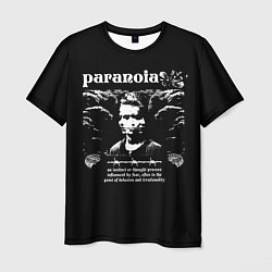 Футболка мужская Paranoia trend, цвет: 3D-принт