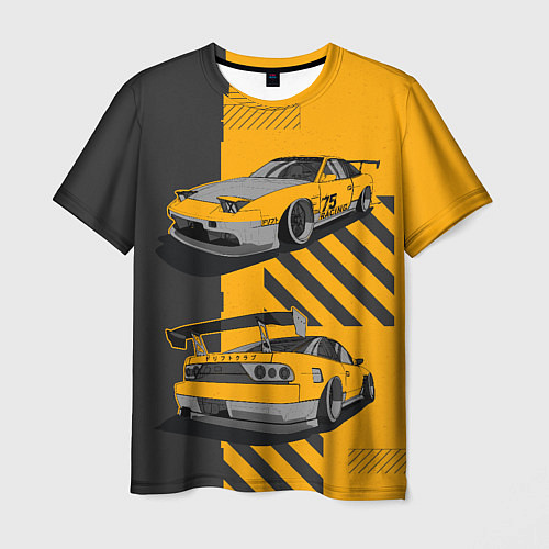 Мужская футболка Nissan 180sx art / 3D-принт – фото 1