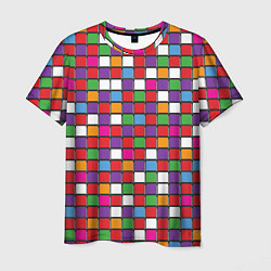 Футболка мужская Color cubes, цвет: 3D-принт