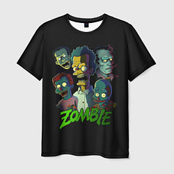 Футболка мужская Zombie Simpsons, цвет: 3D-принт