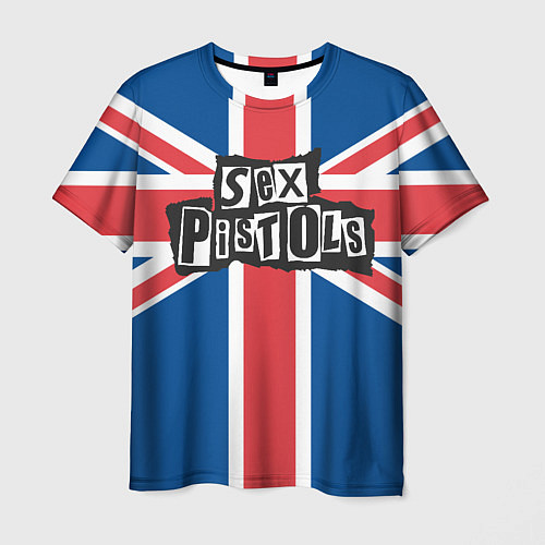 Мужская футболка Sex Pistols - панк рок / 3D-принт – фото 1