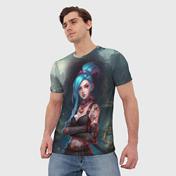 Футболка мужская Jinx league of legends, цвет: 3D-принт — фото 2