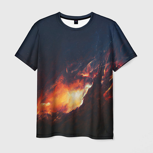 Мужская футболка Взрыв галактики / 3D-принт – фото 1
