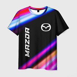 Футболка мужская Mazda speed lights, цвет: 3D-принт