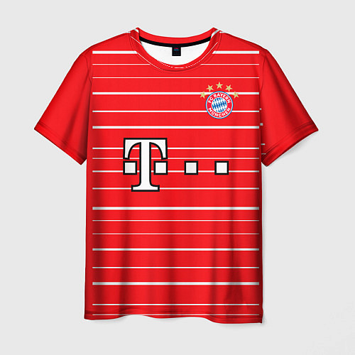 Мужская футболка Лерой Сане Бавария Мюнхен форма 2223 домашняя / 3D-принт – фото 1