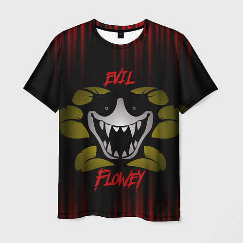 Мужская футболка Undertale - evil flowey / 3D-принт – фото 1