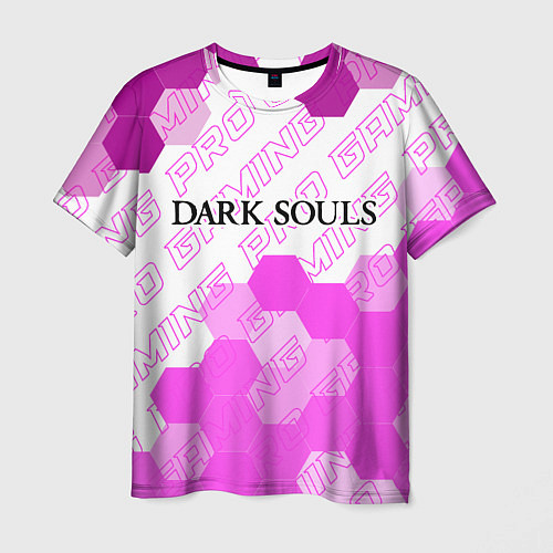 Мужская футболка Dark Souls pro gaming: символ сверху / 3D-принт – фото 1
