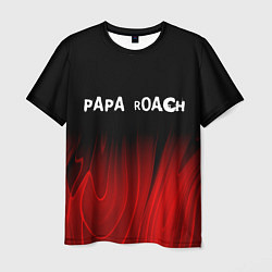 Футболка мужская Papa Roach red plasma, цвет: 3D-принт