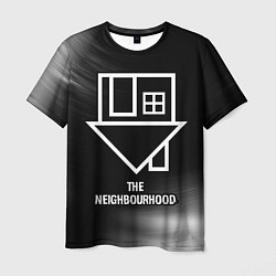 Футболка мужская The Neighbourhood glitch на темном фоне, цвет: 3D-принт