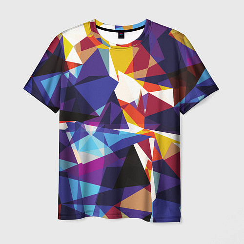 Мужская футболка Мозаичный узор / 3D-принт – фото 1