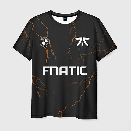 Мужская футболка Форма Fnatic молнии / 3D-принт – фото 1