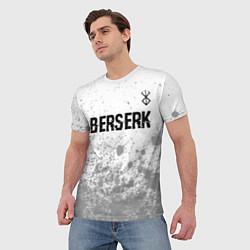Футболка мужская Berserk glitch на светлом фоне: символ сверху, цвет: 3D-принт — фото 2